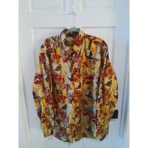 MEN'S COLUMBIA LONG SLEEVE WILDLIFE SHIRT. SIZE XL.